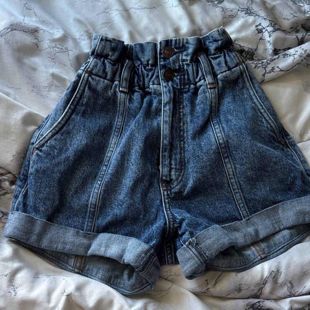 Abercrombie & Fitch Blue Jean Shorts